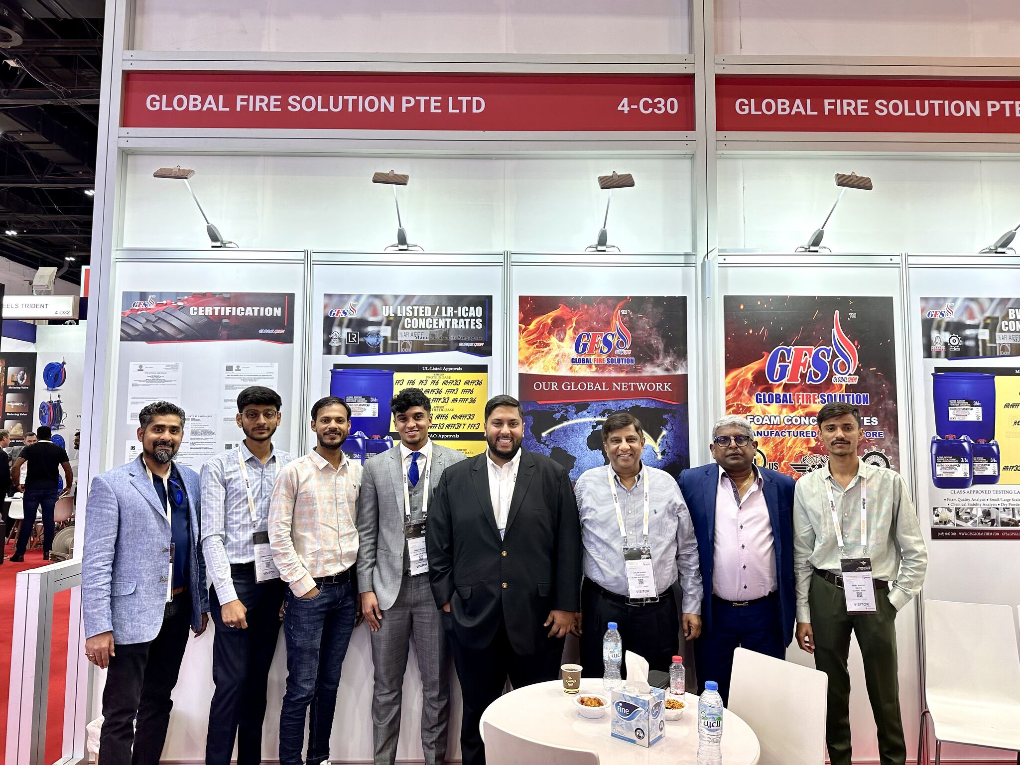 Team GSS at the Intersec Expo in Dubai
